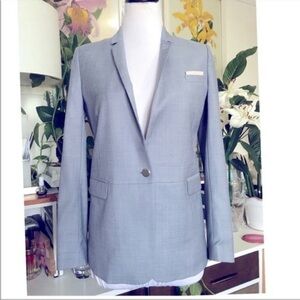 The Kooples Wool Lightweight Blazer in blue 36/1/S